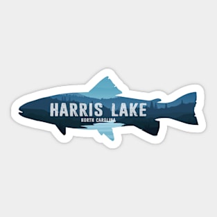 Harris Lake North Carolina Fish Sticker